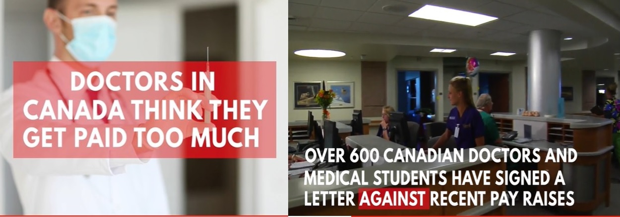  हमारा वेतन कम करे सरकार, ये पहले ही बहुत ज़्यादा है : कनाडा के डॉक्टर्स।